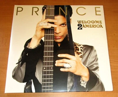 PRINCE - WELCOME 2 AMERICA - LIMITED GOLD ETCHED D-SIDE COLORED VINYL 2xLP - NEW - Image 1 of 4