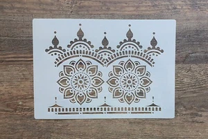 Plantillas Floral Borde Ornamento Tatuaje de Pared Vintage Stencil ST-1010689 - Imagen 1 de 5