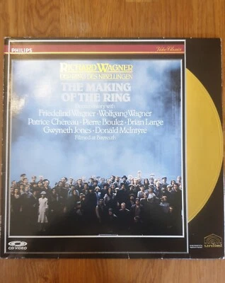 Richard Wagner Laserdisc CD Video - The Making of the Ring / PAL Version Mint- - Image 1 of 3
