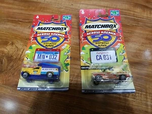 #AF) Matchbox Across America 50th Birthday 31/32 California 1955 Chevrolet Bel - Picture 1 of 1