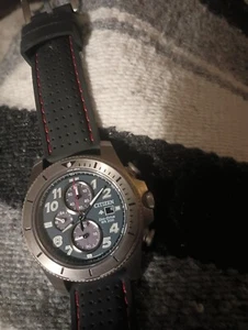 Pre-owned Men's Citizen Eco Drive WR200 Chronograph Solar Date Watch... - Picture 1 of 8
