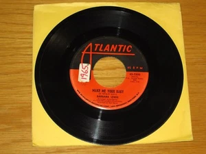 NORTHERN SOUL 45 RPM - BARBARA LEWIS - ATLANTIC 2300 - "MAKE ME YOUR BABY" - Bild 1 von 2