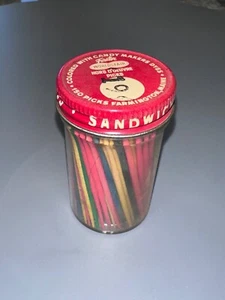 Sammlerstück Vintage Forster Mfg. Weltausstellung Hors d’oeuvre Picks Zahnstocher Glas - Bild 1 von 5