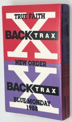 New Order - True Faith Blue Monday 1988 Single Cassette Red/Purple J-Card - Image 1 of 4