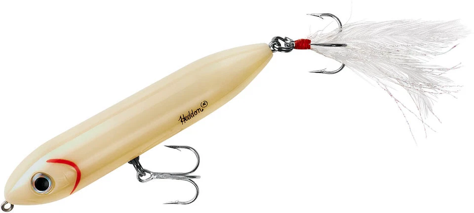 Heddon Super Spook Jr. Feather Dressed Topwater Walker - Image 1 of 1