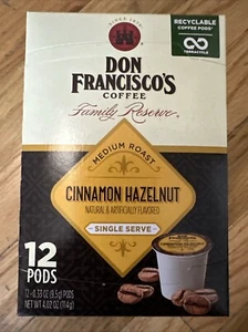 Don Francisco Cinnamon Hazelnut Flavored K-Cup, 12 K-Cup Pods Box - Picture 1 of 4
