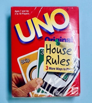 Mattel The Original Uno Card Game New Sealed In Original Packaging Vintage 1999 - Image 1 of 3