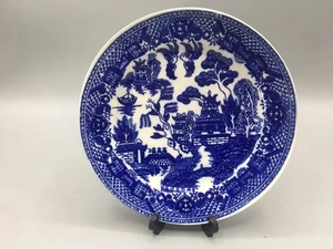 Blue Willow 6" Teller Deep Blue Japan Mark Brot Wüste Antik - Bild 1 von 17