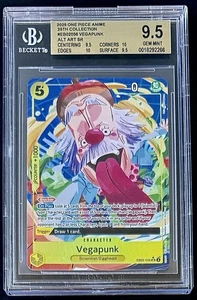 BGS 9.5 One Piece EB02-056 SR* Vegapunk Alt Art - English-25th Collection-Graded - Picture 1 of 2