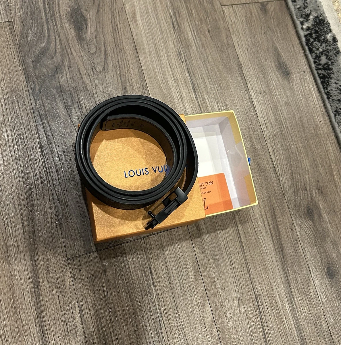 Louis Vuitton Leather Black Belts for Men for sale | eBay