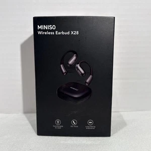MINISO X28 OWS Open Ear Wireless Bluetooth Earbuds HIFI Sound Quality NEW BLACK - Bild 1 von 3