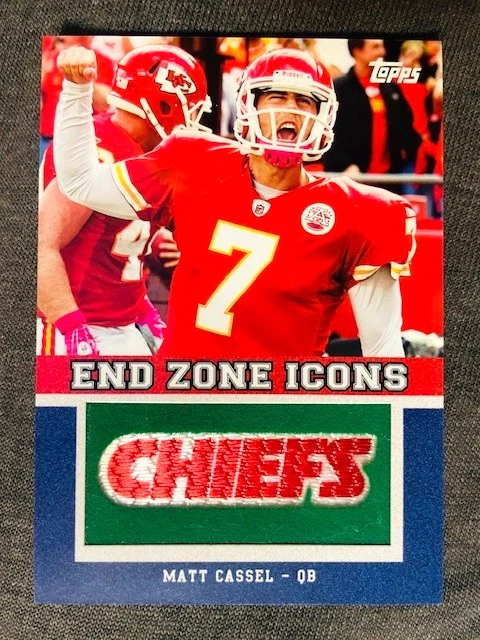 2011 Topps #EZI-17 Matt Cassel End Zone Icons Patch Relic Card - Image 1 of 2