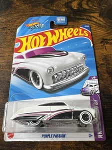 Hot Wheels Purple Passion #5/250 HW DESIGNED BY#1/5 (BEAUTIFUL CARD)👍👀🔥 - Picture 1 of 10