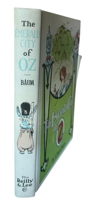 THE EMERALD CITY OF OZ Vintage White Hardcover Reilly and Lee Foto 1 de 3