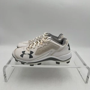 Mens Under Armour Ignite Low TPU Baseball Cleats Size 8.5 1295075-100 - Picture 1 of 10