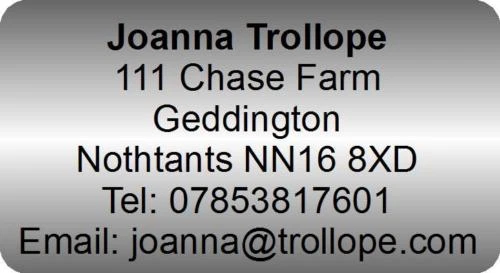 260 Silver stickers labels return Address Personalised