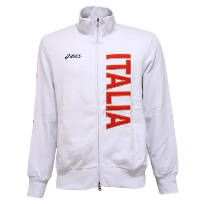 9542V felpa uomo white ASICS felpe felpato sweatshirt man - Imagen 1 de 4
