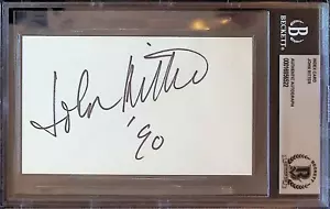 John Ritter d.2003 signed Autogramm 3x5 Karteikarte Three's Company BAS - Bild 1 von 1