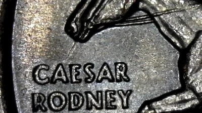 SPITTING HORSE 1999-P TWO Die Break Error's Delaware State Quarter Free Shipping - Image 1 of 4