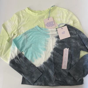 Girls 4 5 XS Tie Dye Tops T Shirts Long Sleeve More than Magic Cotton Lot of 2  - Picture 1 of 5