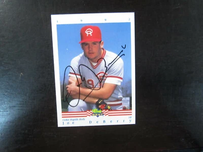 1992 Classic # 46 Joe DeBerry Autograph Signed (B) Cedar Rapids Reds - Image 1 of 2