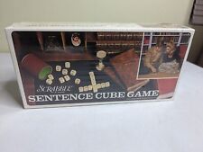 New Vintage Scrabble Sentence Cube Game 1971 Sealed Selchow & Righter