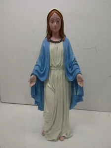 VINTAGE HOLY VIRGIN MOTHER MARY MODONNA RELIGIOUS STATUE OPEN ARMS - Picture 1 of 5