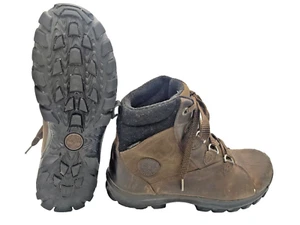 Timberland Chillberg Talla 9.5 Botas Impermeables Pisada Mediados 6" Senderismo Cuero Marrón - Imagen 1 de 24