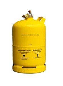 Gaslow GLP botella de tanque 11 kg botella de gas multiválvula 80% válvula de parada de llenado GPL acero - Imagen 1 de 1