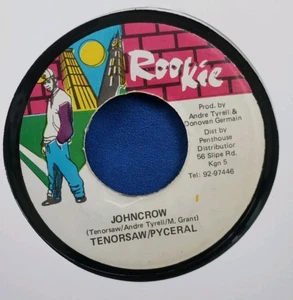 45 7" JA REGGAE TENORSAW PYCERAL JOHNCROW ROOKIEJAM ANDRE TYRELL MAFIA ROOKIE - Picture 1 of 2