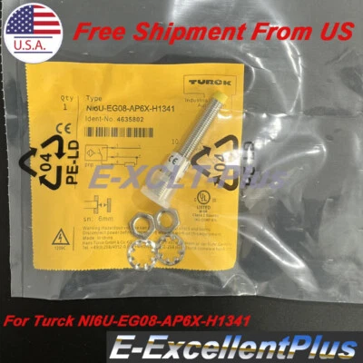 New In Bag For Turck NI6U-EG08-AP6X-H1341 Proximity Switch Sensor US Shipping - Image 1 of 4