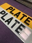 4d 3mm Raised Number Plates GHOST ACRYLIC Road LegaL Plate Car Reg Registration