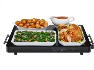 Chefman Electric Warming Tray Adjustable Temperature Control XL Glass Top - Picture 1 of 3