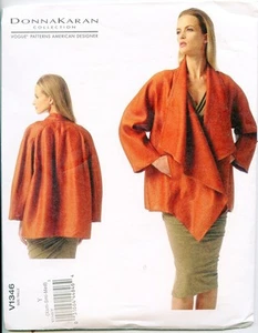 Chaqueta Vogue - Diseñador Americano DonnaKaran - Tallas Xsm-Sml-Med - NUEVA - Imagen 1 de 2