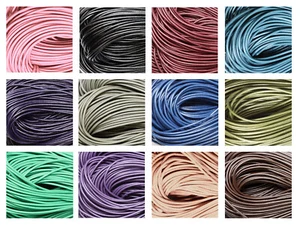 BeadSmith® Greek European Leather Thong Cord Stringing Material * All Colors - Picture 1 of 43