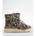 Hey Dude Margot Eco Boots 7 Leopard Print Womens Pull On Comfort Lightweight 