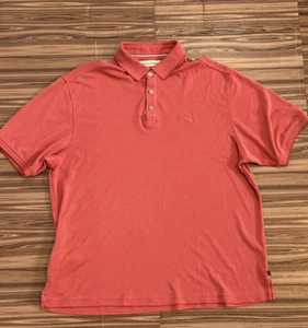 Mens Tommy Bahama Polo Red Short Sleeve size XL - Picture 1 of 6