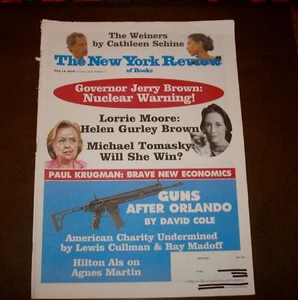 The New York Review of Books Magazine Single Back Issue July 14 2016 - Imagen 1 de 1