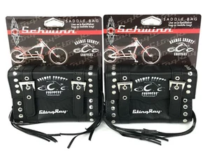 2-Pack Official Schwinn Orange County Choppers StingRay Saddle Bag Handlebar Bag - Picture 1 of 7