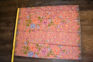 Thai Stoff Vintage/Antik Sarong Handwerk/Geschenk erstellen Oma Kern 41,5" x 34" x2 - Bild 1 von 9