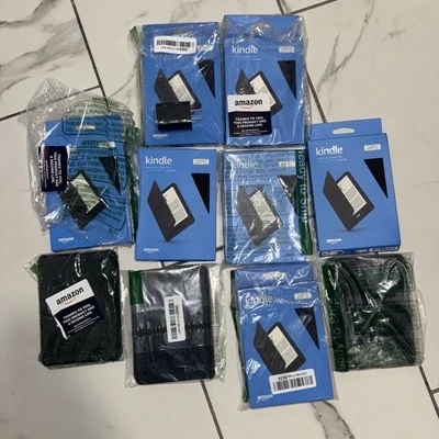 NEW Amazon Kindle Fabric E-Reader Case (11th Gen, 2022)  - Black/Gray - OPEN BOX - Image 1 of 3