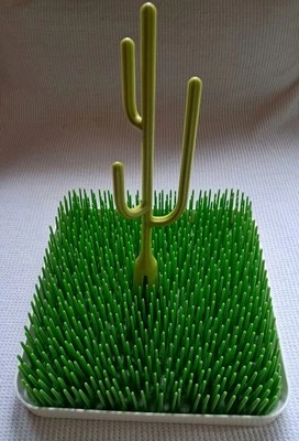 Estante de secado de biberones Boon Grass con radio Catus Foto 1 de 4
