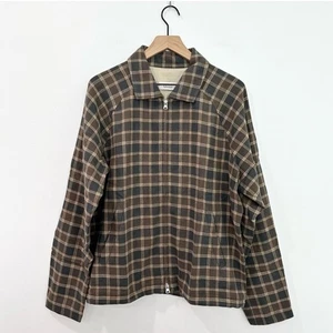 AYR The Club Full Zip Jacket in Cafe Plaid Men’s NEW size Large - Picture 1 of 8