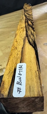 Black and white Ebony  Wood turning  blank  (25”x 1-7/8”x 1-3/4”),#BWE079112 - Image 1 of 4