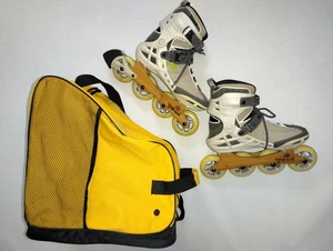 Inline Skates POWERSLIDE Phuzion Greenline 43 Speedskates Top Zustand + Tasche - Bild 1 von 10