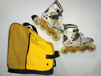 Inline Skates POWERSLIDE Phuzion Greenline 43 Speedskates Top Zustand + Tasche - Bild 1 von 4