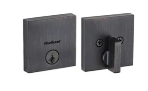 Kwikset 258SQT-514S.STRKP Downtown Low Profile Einzylinder Deadbolt - Bild 1 von 6