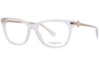 Coach HC6176 5111 Eyeglasses Frame Women's Clear Full Rim Rectangle Shape 53mm - Image 1 of 4