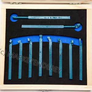 DREHMEISSEL, Drehstähle, 10er-Satz, 6 x 6 mm in Box, Nagelneu! - Bild 1 von 1