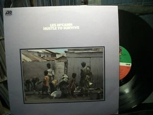 LES MCCANN Hustle To Survive LP 1975 Atlantic - Bild 1 von 2